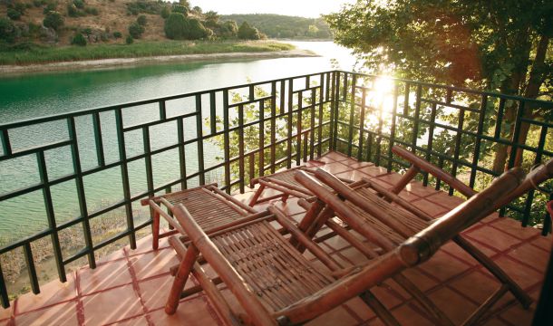 Terraza de una de las habitaciones Terraza de una de las habitaciones